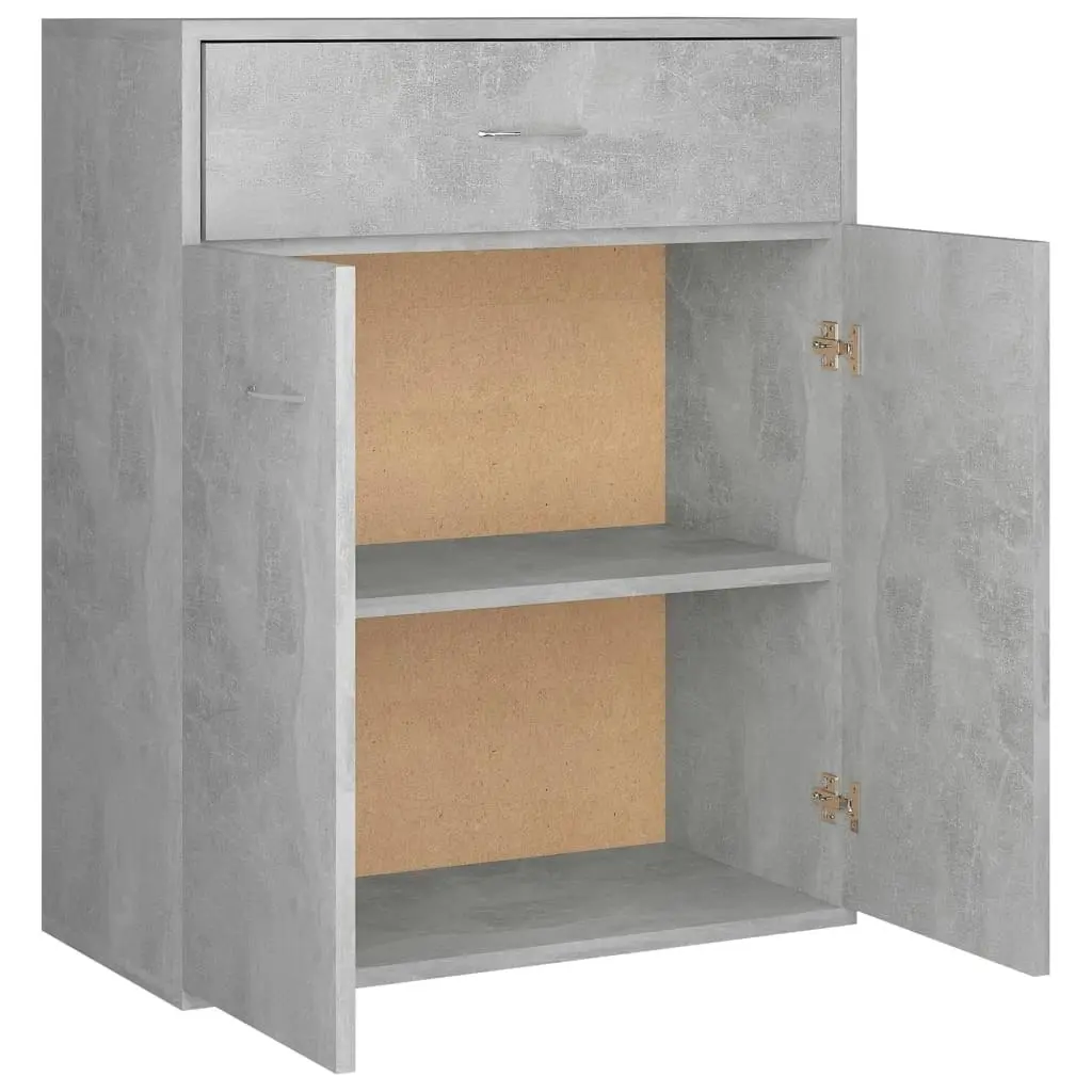 Sideboard Concrete Grey 60x30x75 cm Engineered Wood 800715