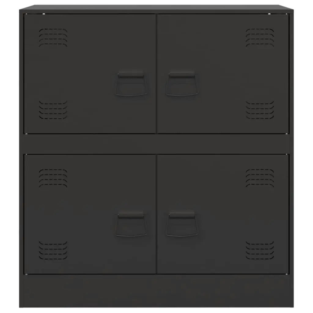 Sideboard Black 67x39x73 cm Steel 841649