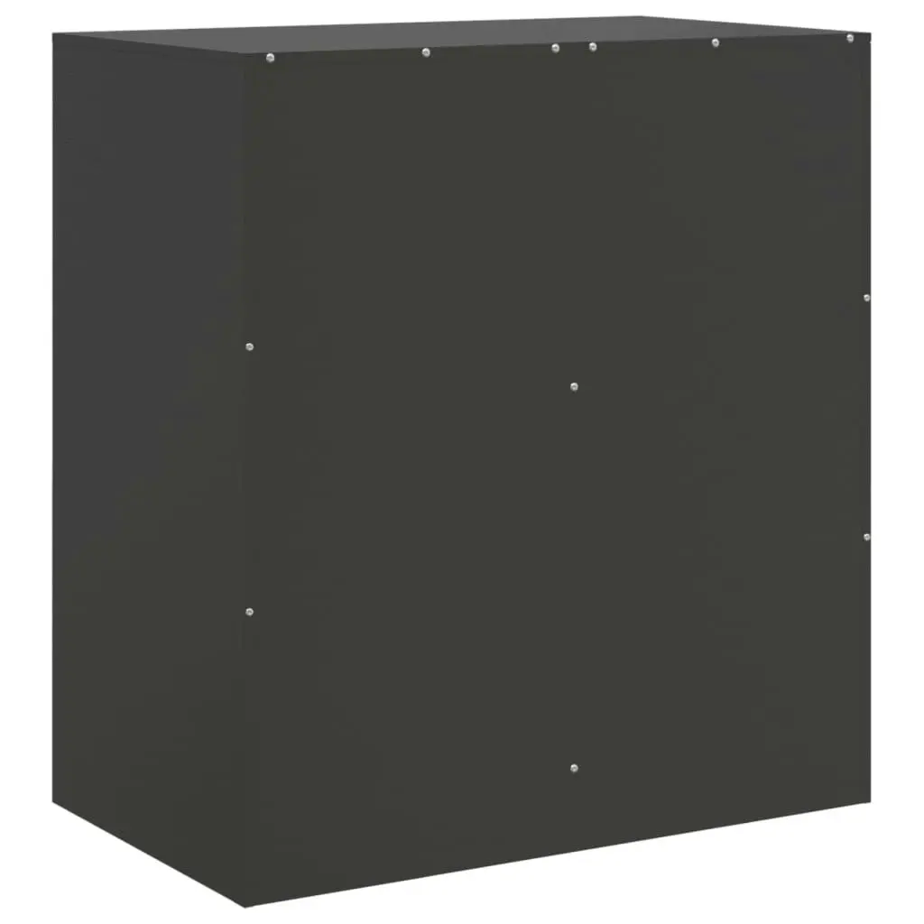 Sideboard Black 67x39x73 cm Steel 841649