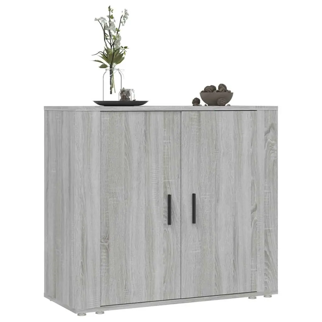 Sideboard Grey Sonoma 80x33x70 cm Engineered Wood 816566