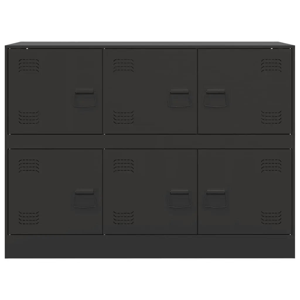 Sideboard Black 99x39x73 cm Steel 841793