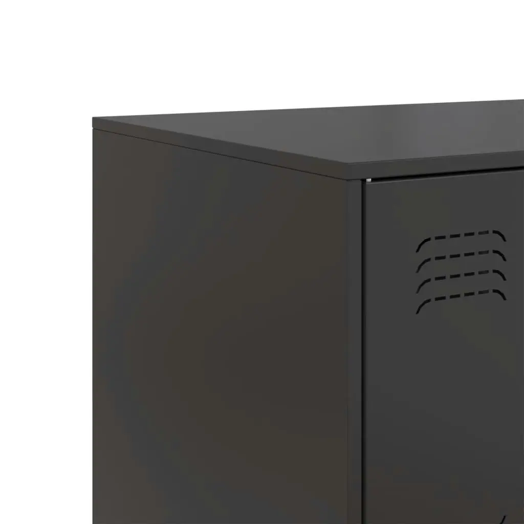 Sideboard Black 99x39x73 cm Steel 841793