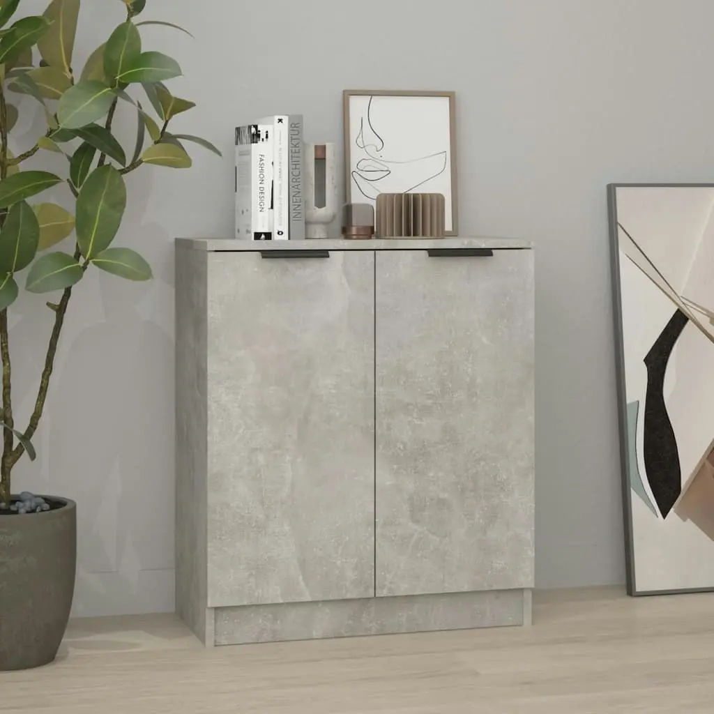 Sideboard Concrete Grey 60x30x70 cm Engineered Wood 811065