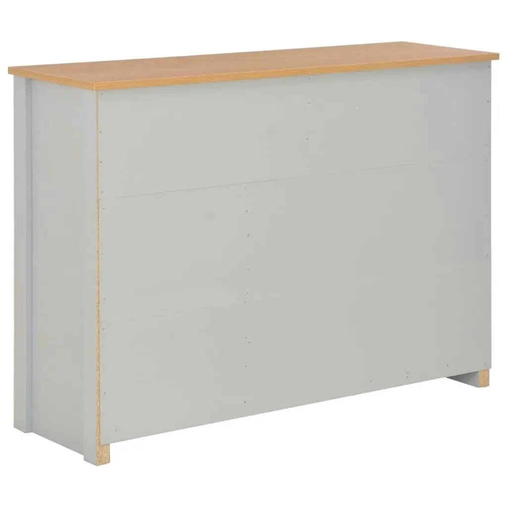 Sideboard Grey 112x35x81 cm 283743