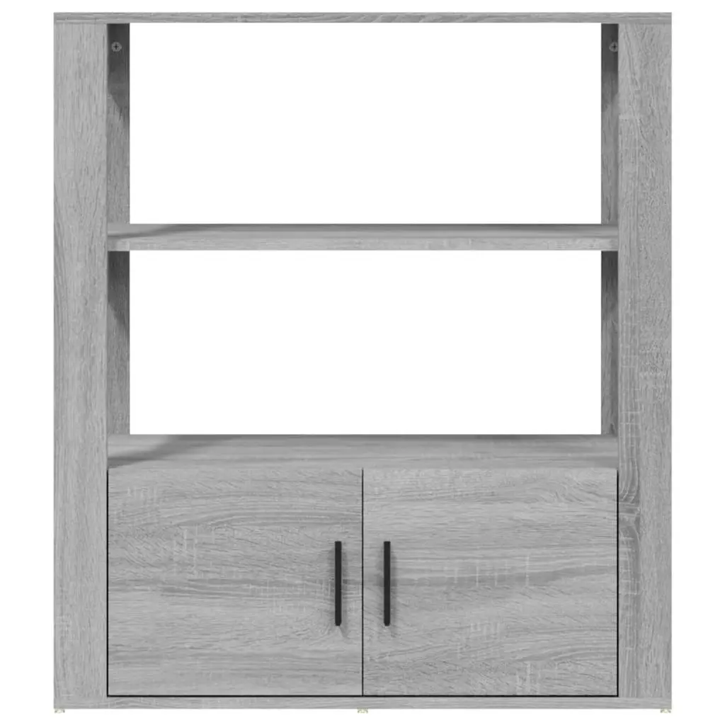 Sideboard Grey Sonoma 80x30x90 cm Engineered Wood 819466