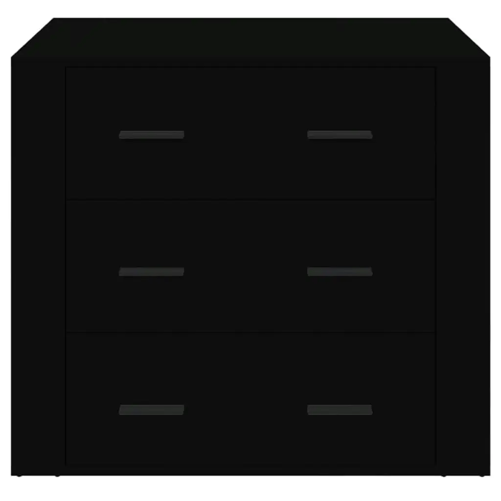 Sideboard Black 80x33x70 cm Engineered Wood 816577