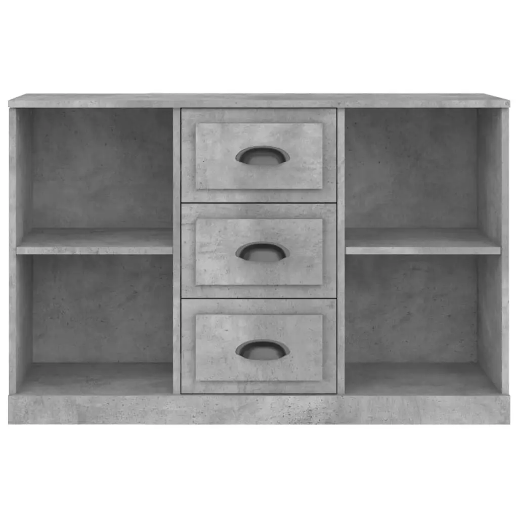 Sideboard Concrete Grey 104.5x35.5x67.5 cm Engineered Wood 816236