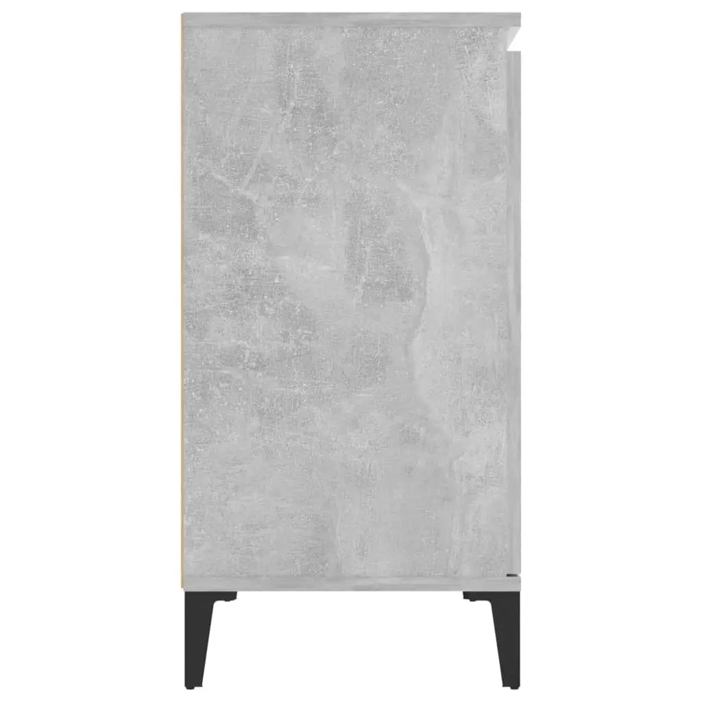 Sideboard Concrete Grey 104x35x70 cm Engineered Wood 806116