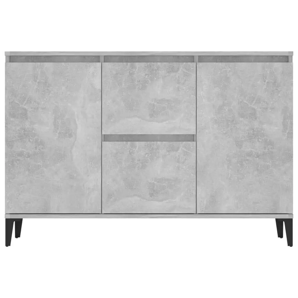 Sideboard Concrete Grey 104x35x70 cm Engineered Wood 806116