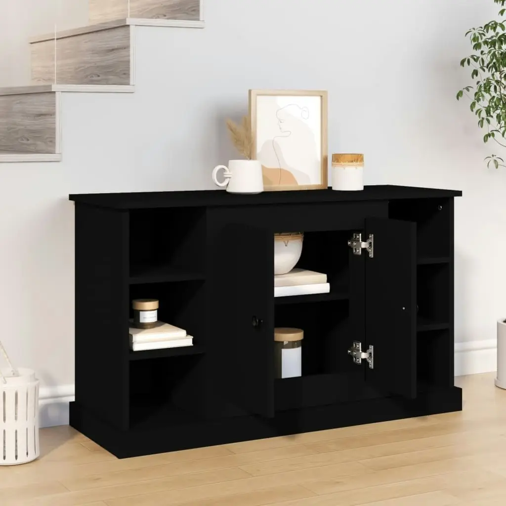 Sideboard Black 100x35.5x60 cm Engineered Wood 816441