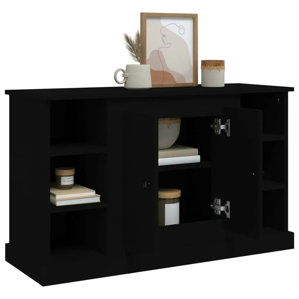 Sideboard Black 100x35.5x60 cm Engineered Wood 816441