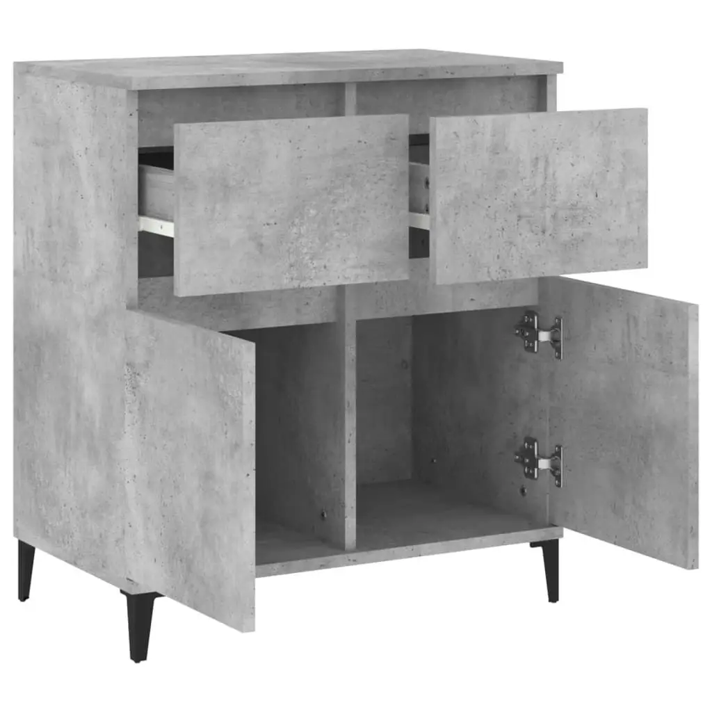 Sideboard Concrete Grey 60x35x70 cm Engineered Wood 819688