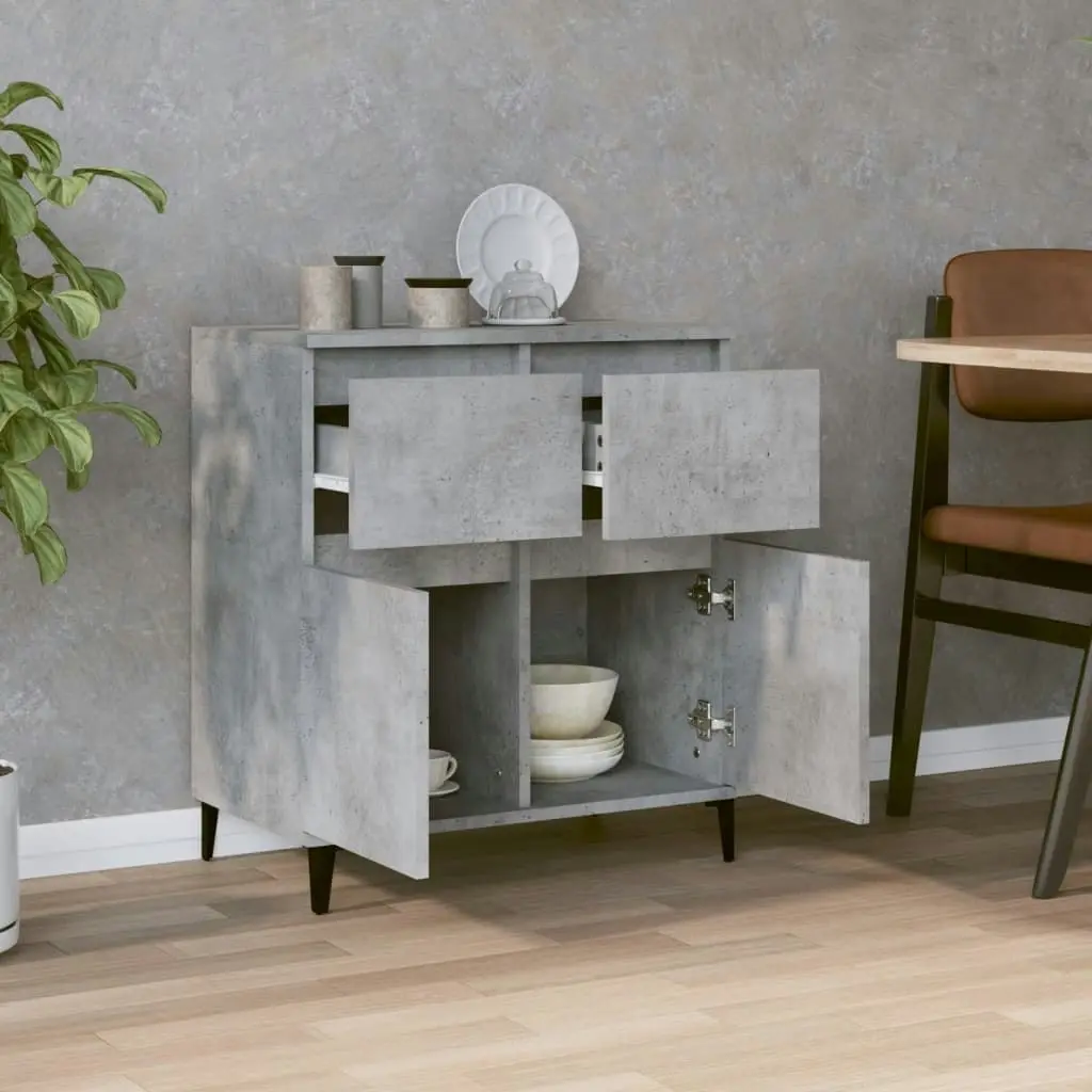 Sideboard Concrete Grey 60x35x70 cm Engineered Wood 819688