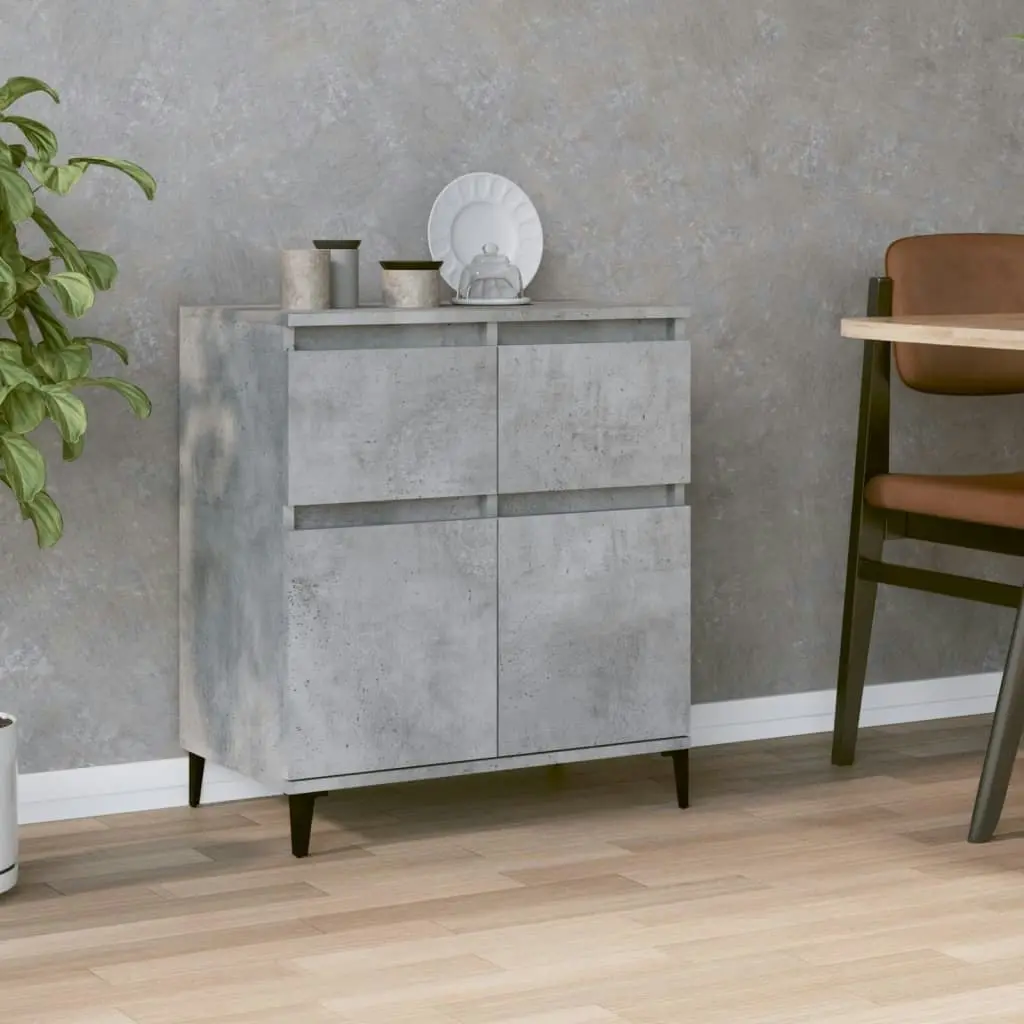 Sideboard Concrete Grey 60x35x70 cm Engineered Wood 819688