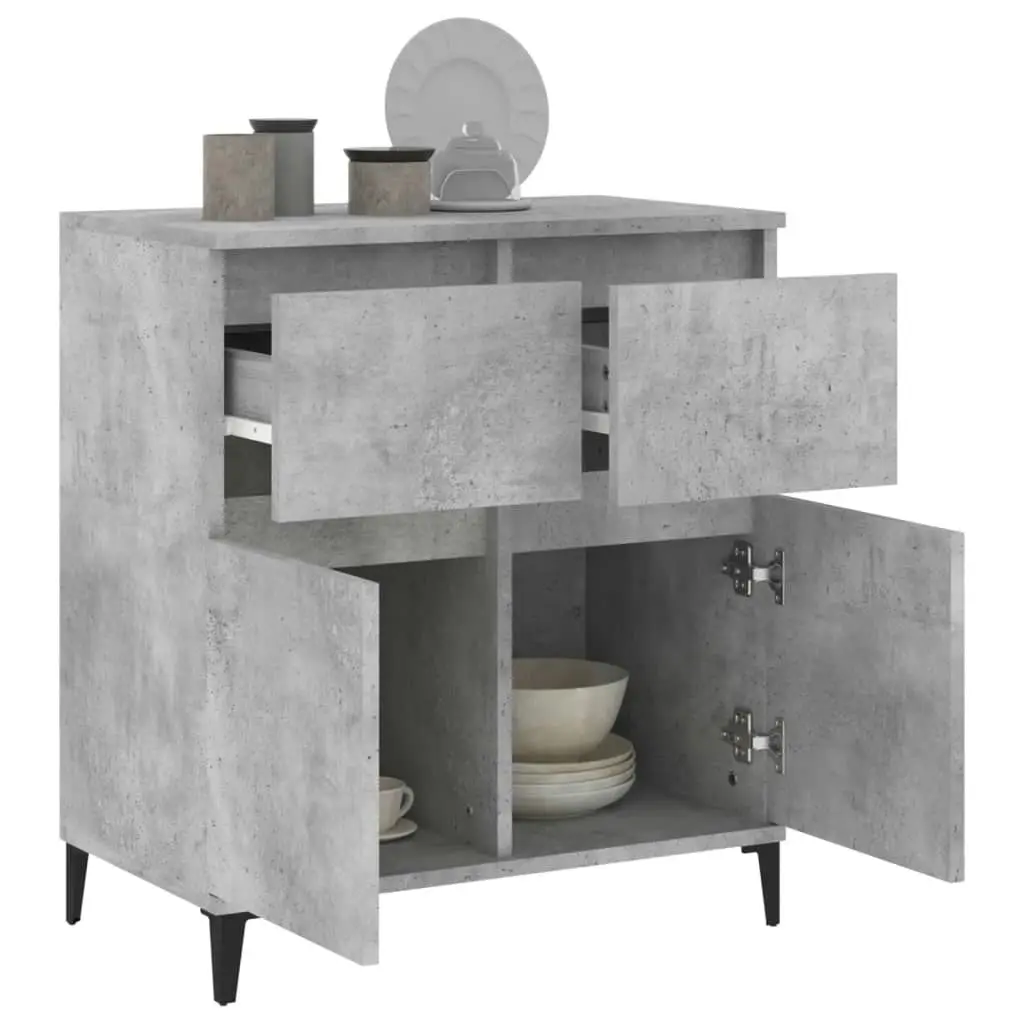 Sideboard Concrete Grey 60x35x70 cm Engineered Wood 819688