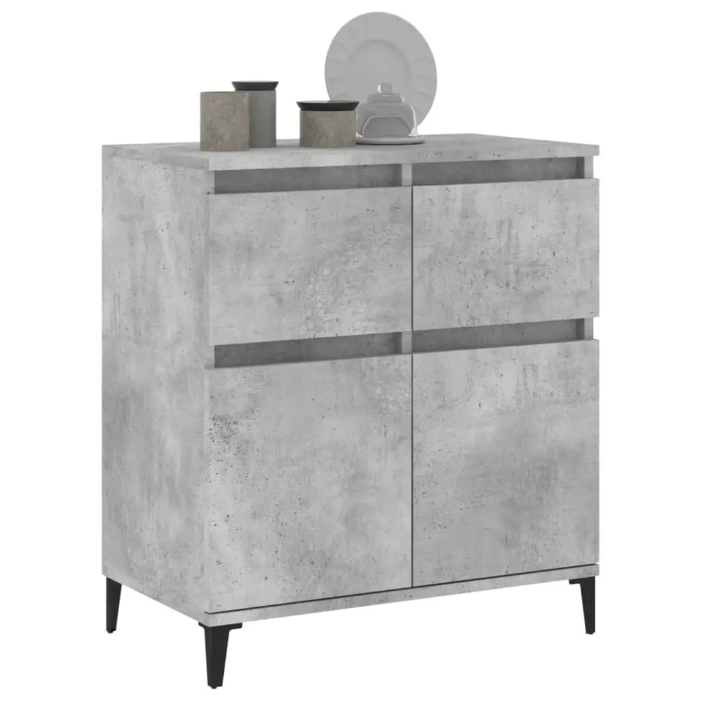 Sideboard Concrete Grey 60x35x70 cm Engineered Wood 819688