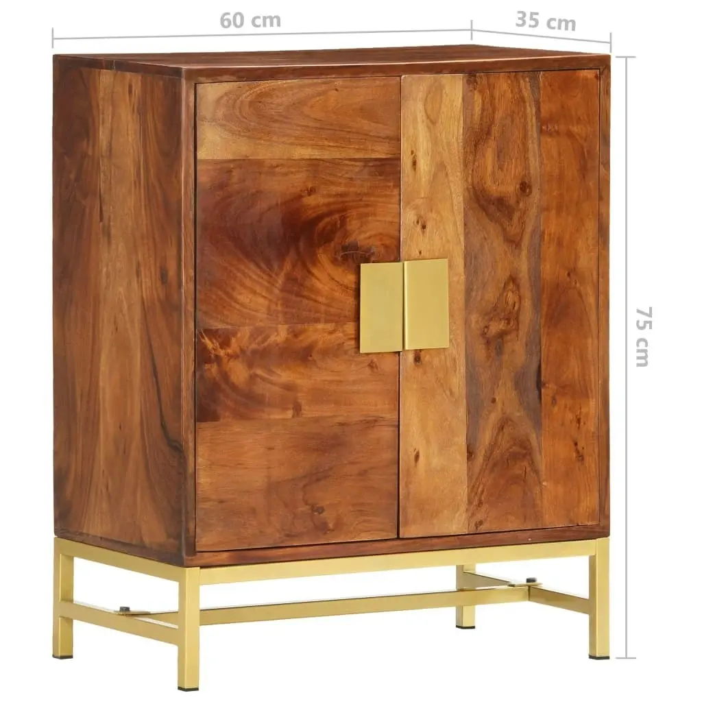 Sideboard 60x35x75 cm Solid Acacia Wood 285866