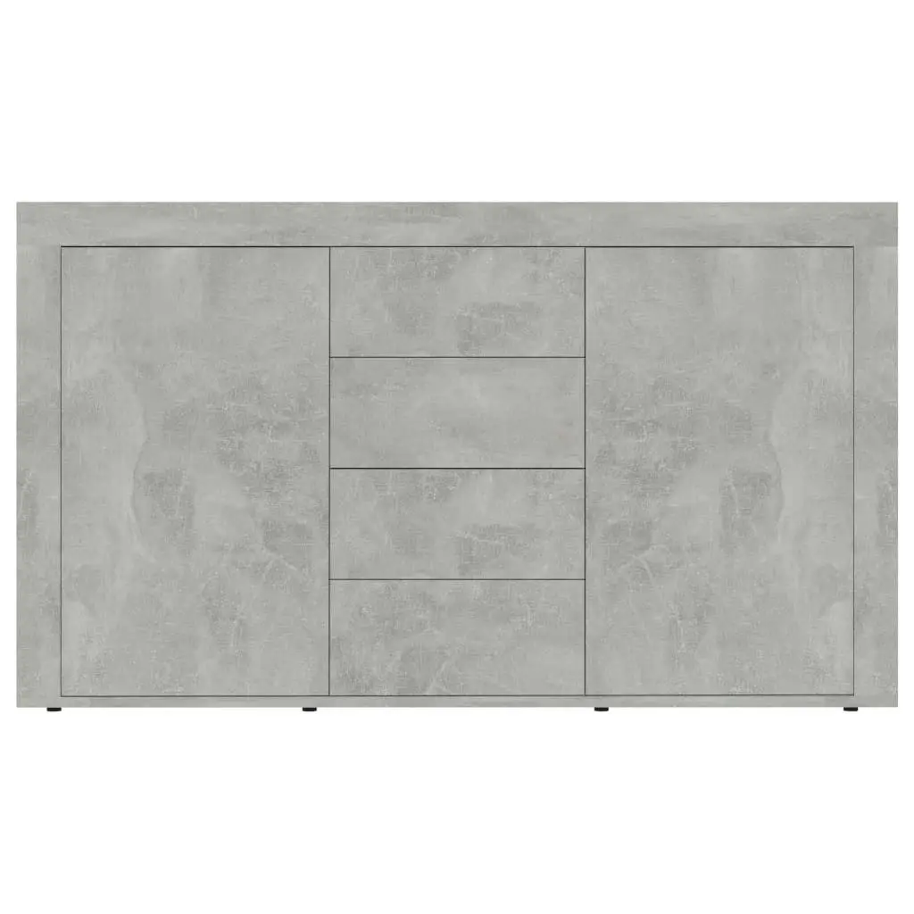 Sideboard Concrete Grey 120x36x69 cm Engineered Wood 801845