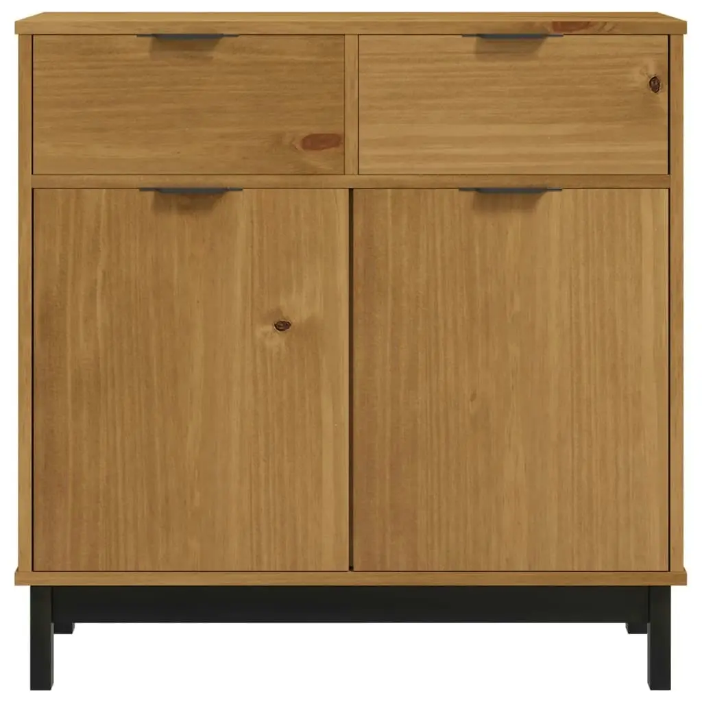 Sideboard FLAM 80x40x80 cm Solid Wood Pine 357827