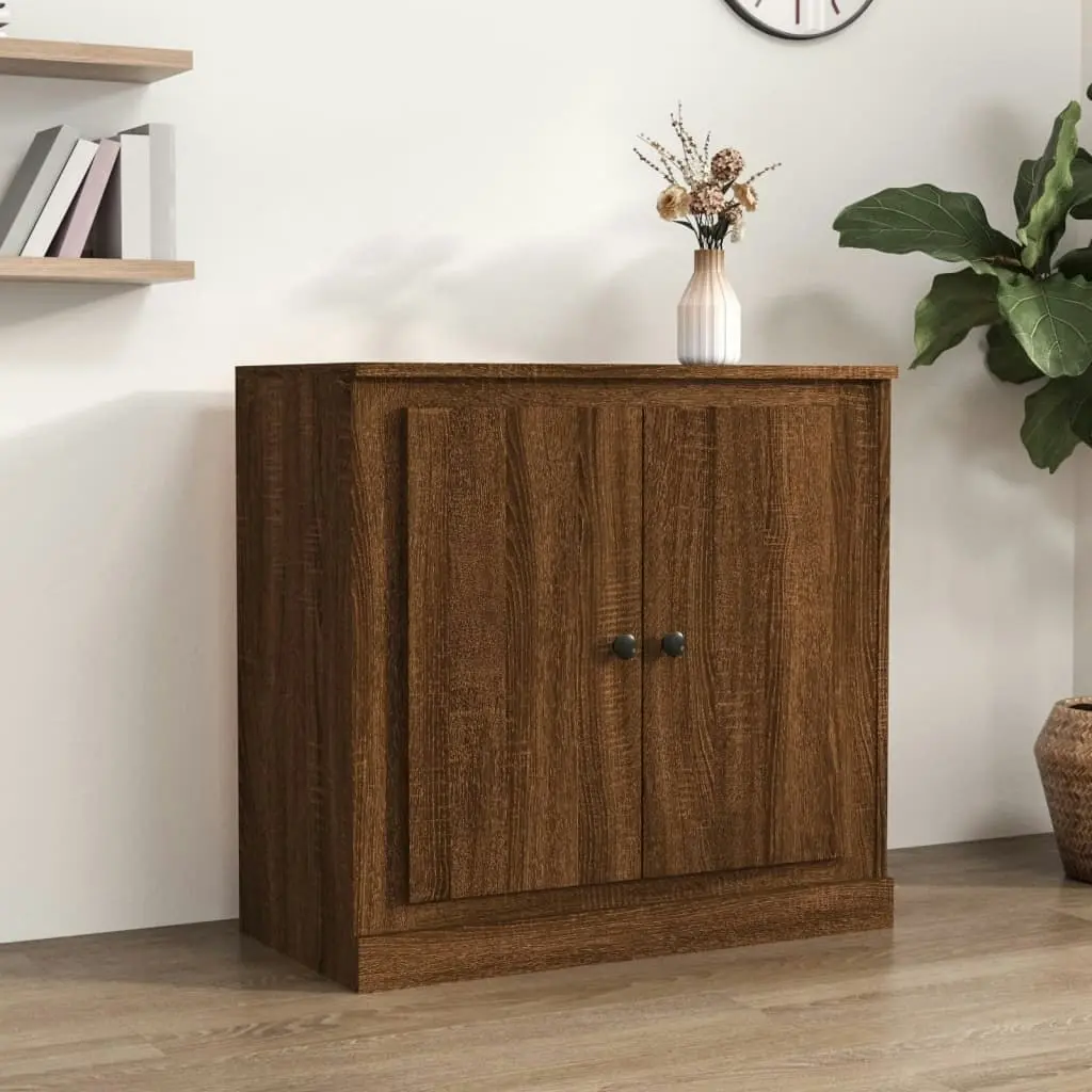 Sideboard Brown Oak 70x35.5x67.5 cm Engineered Wood 816191