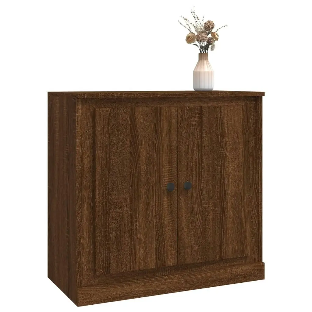 Sideboard Brown Oak 70x35.5x67.5 cm Engineered Wood 816191