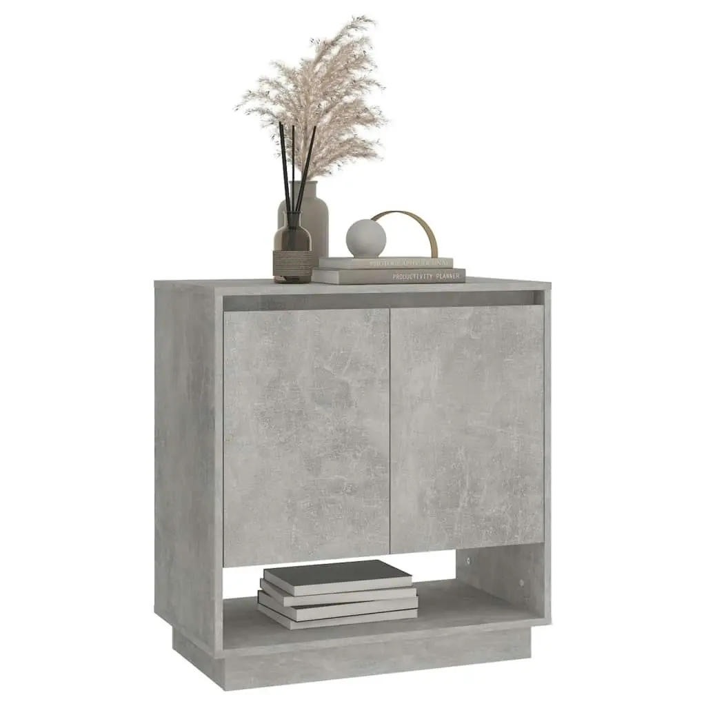 Sideboard Concrete Grey 70x41x75 cm Engineered Wood 809543