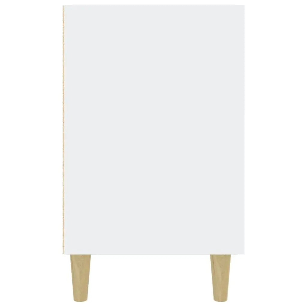 Sideboard High Gloss White 100x36x60 cm Engineered Wood 812516