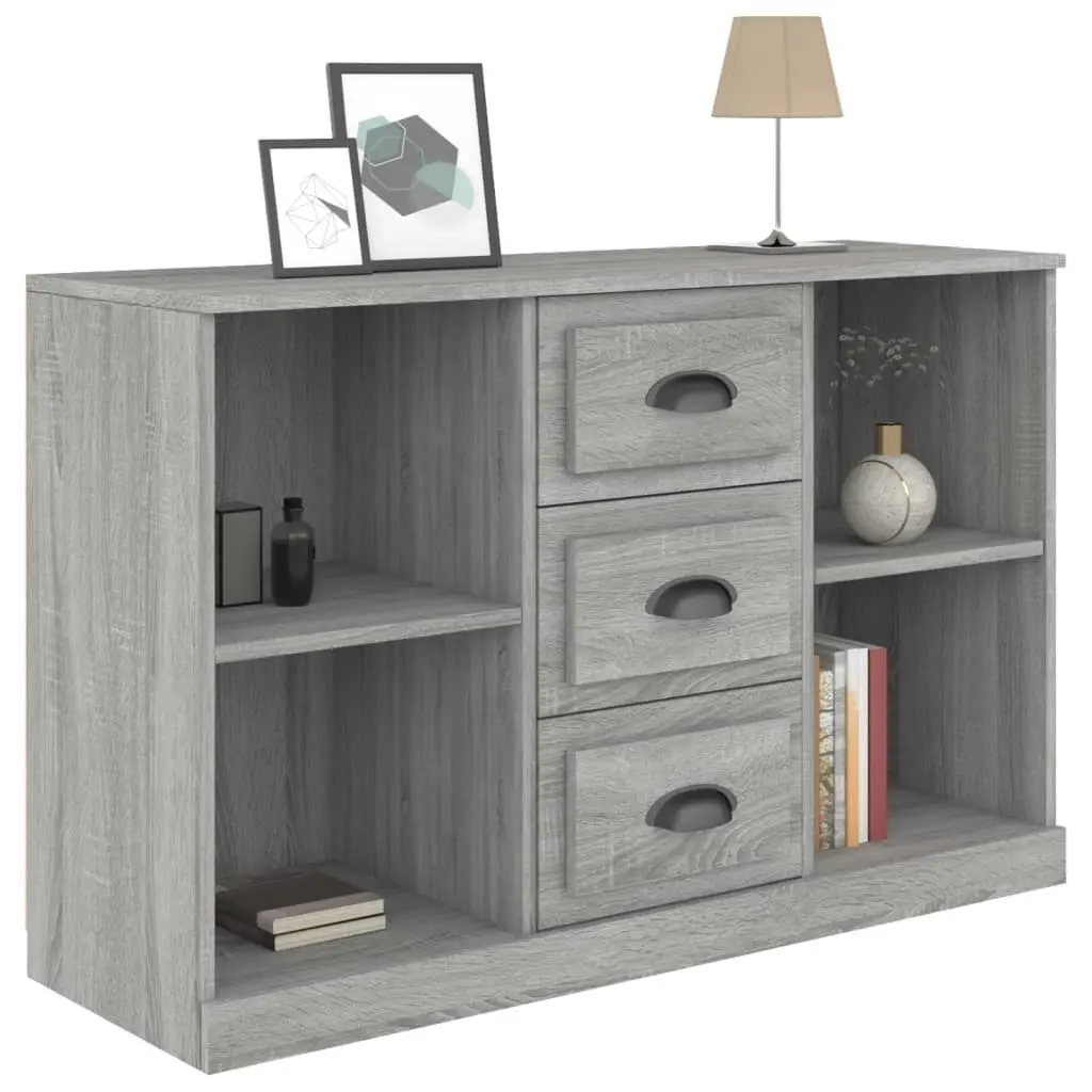 Sideboard Grey Sonoma 104.5x35.5x67.5 cm Engineered Wood 816238