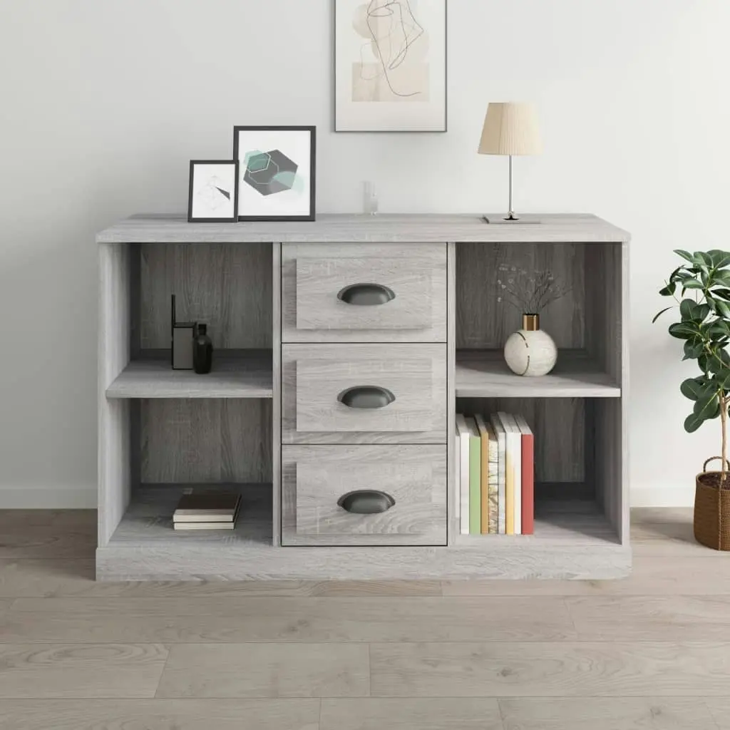 Sideboard Grey Sonoma 104.5x35.5x67.5 cm Engineered Wood 816238