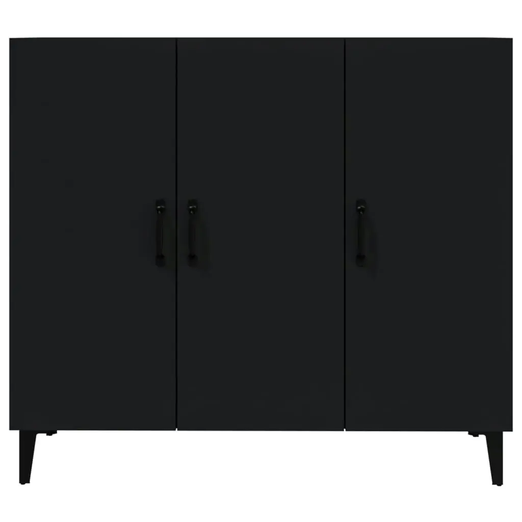 Sideboard Black 90x34x80 cm Engineered Wood 812502