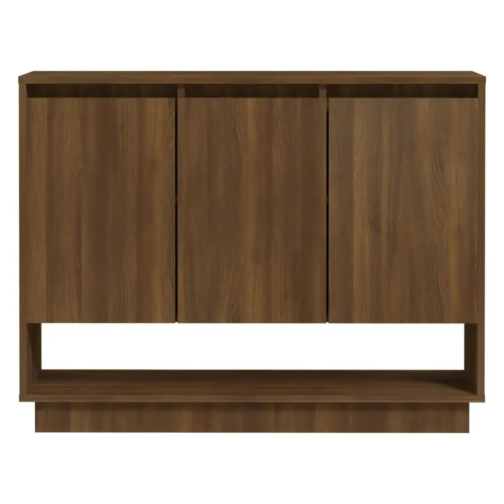 Sideboard Brown Oak 97x31x75 cm Engineered Wood 812989