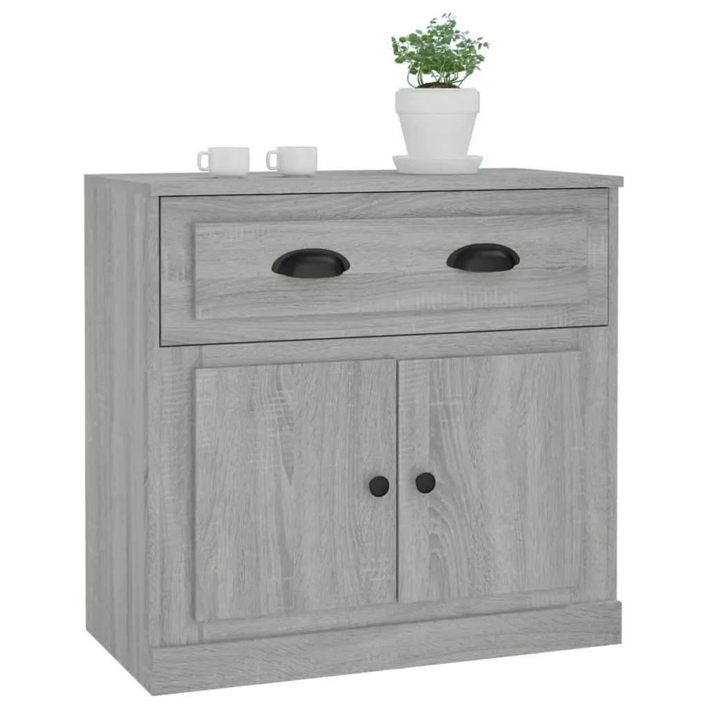 Sideboard Grey Sonoma 70x35.5x67.5 cm Engineered Wood 816430