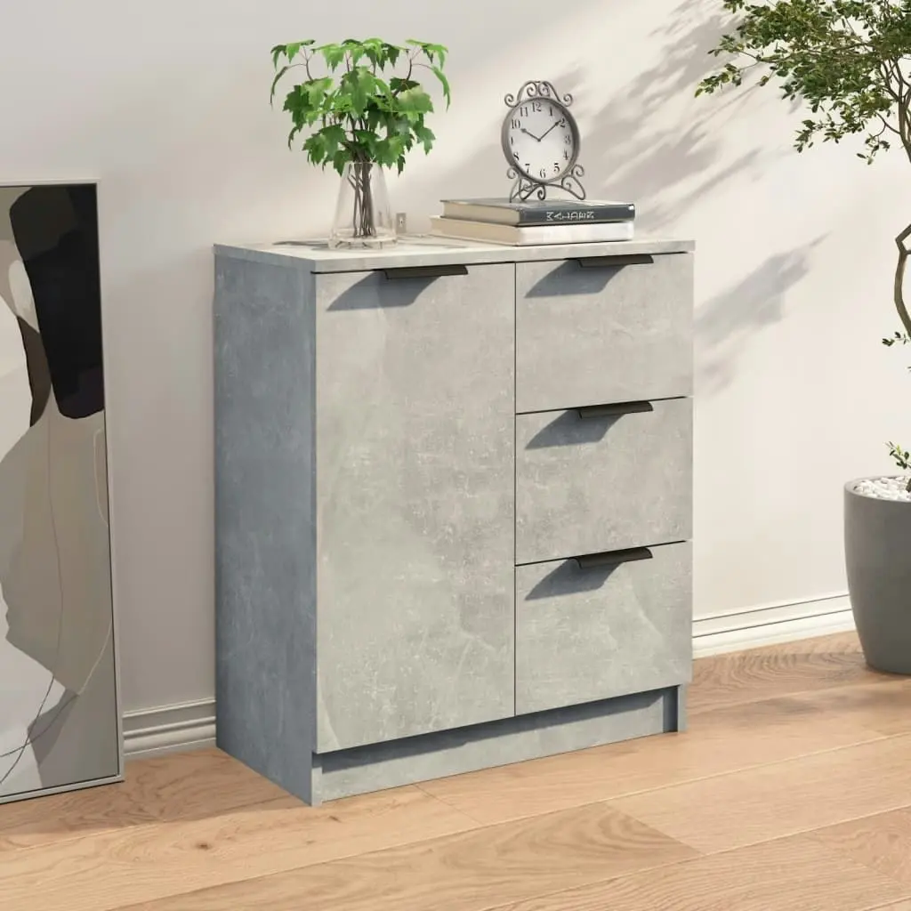 Sideboard Concrete Grey 60x30x70 cm Engineered Wood 811083