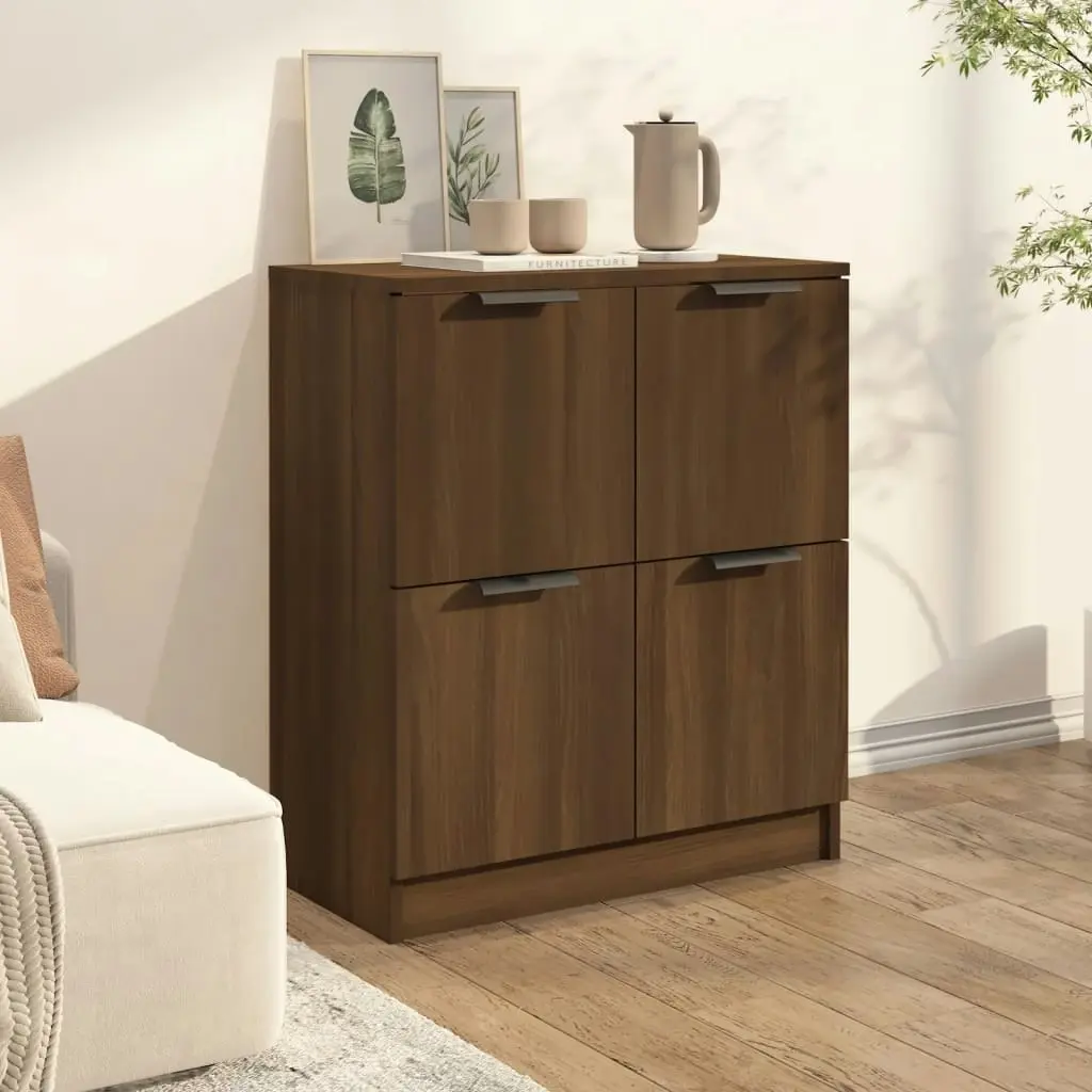 Sideboard Brown Oak 60x30x70 cm Engineered Wood 816996