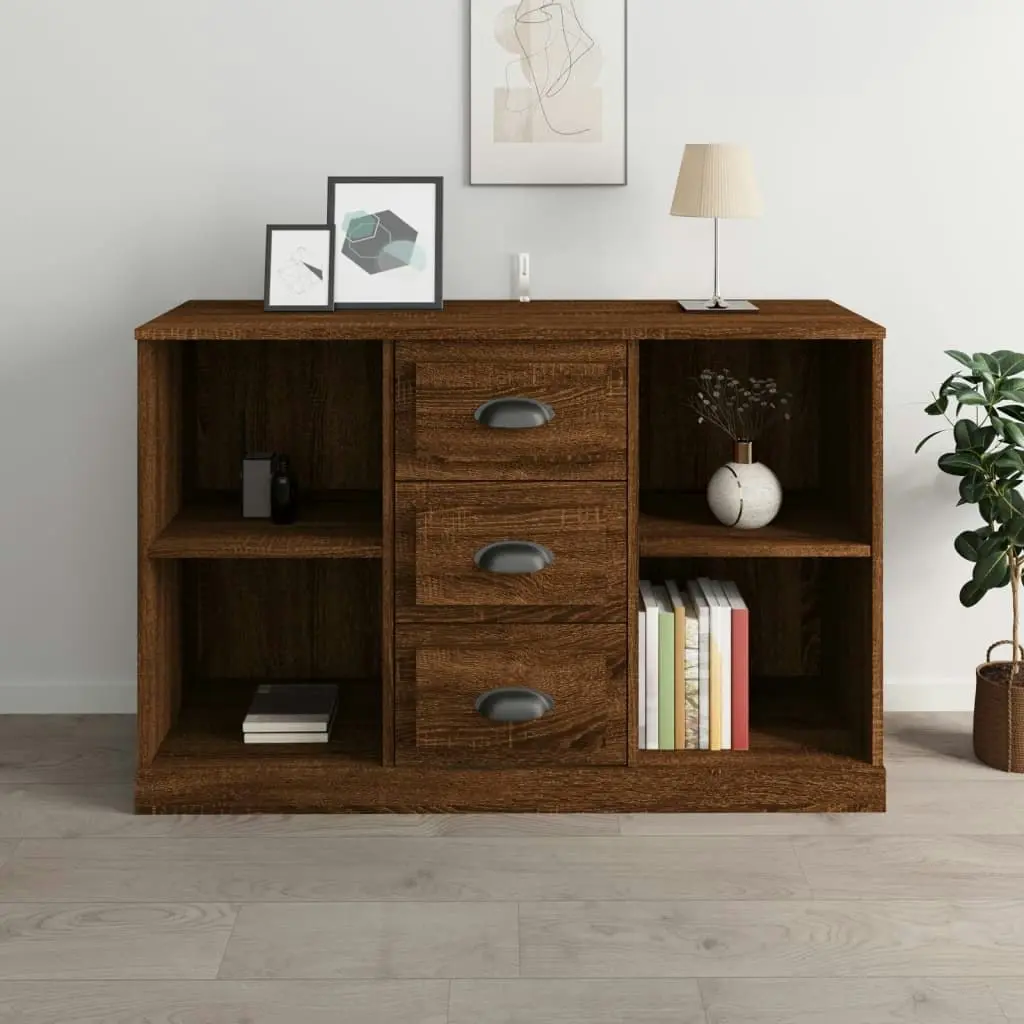 Sideboard Brown Oak 104.5x35.5x67.5 cm Engineered Wood 816239