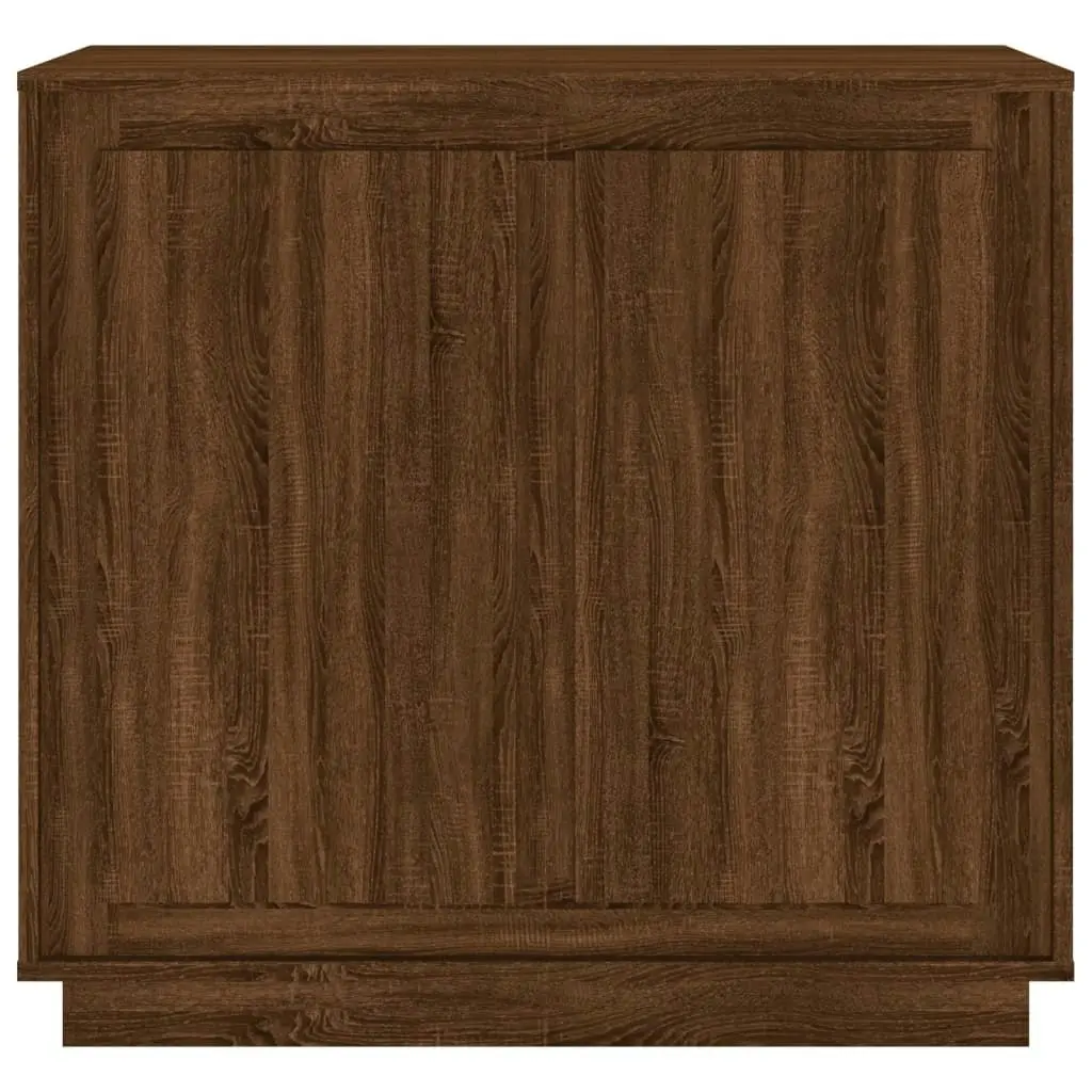 Sideboard Brown Oak 80x34x75 cm Engineered Wood 819891