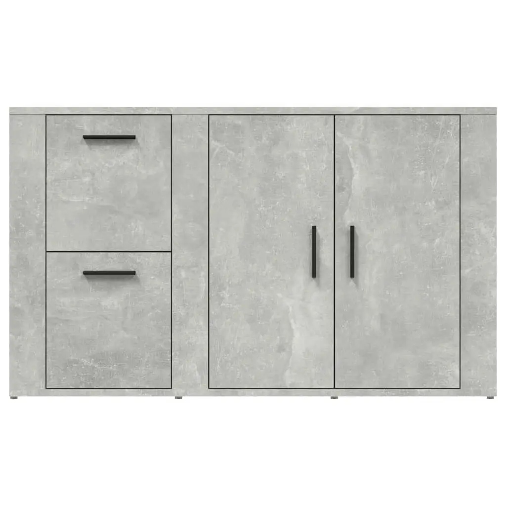 Sideboard Concrete Grey 100x33x59.5 cm Engineered Wood 821000