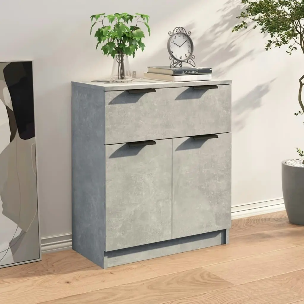 Sideboard Concrete Grey 60x30x70 cm Engineered Wood 811092