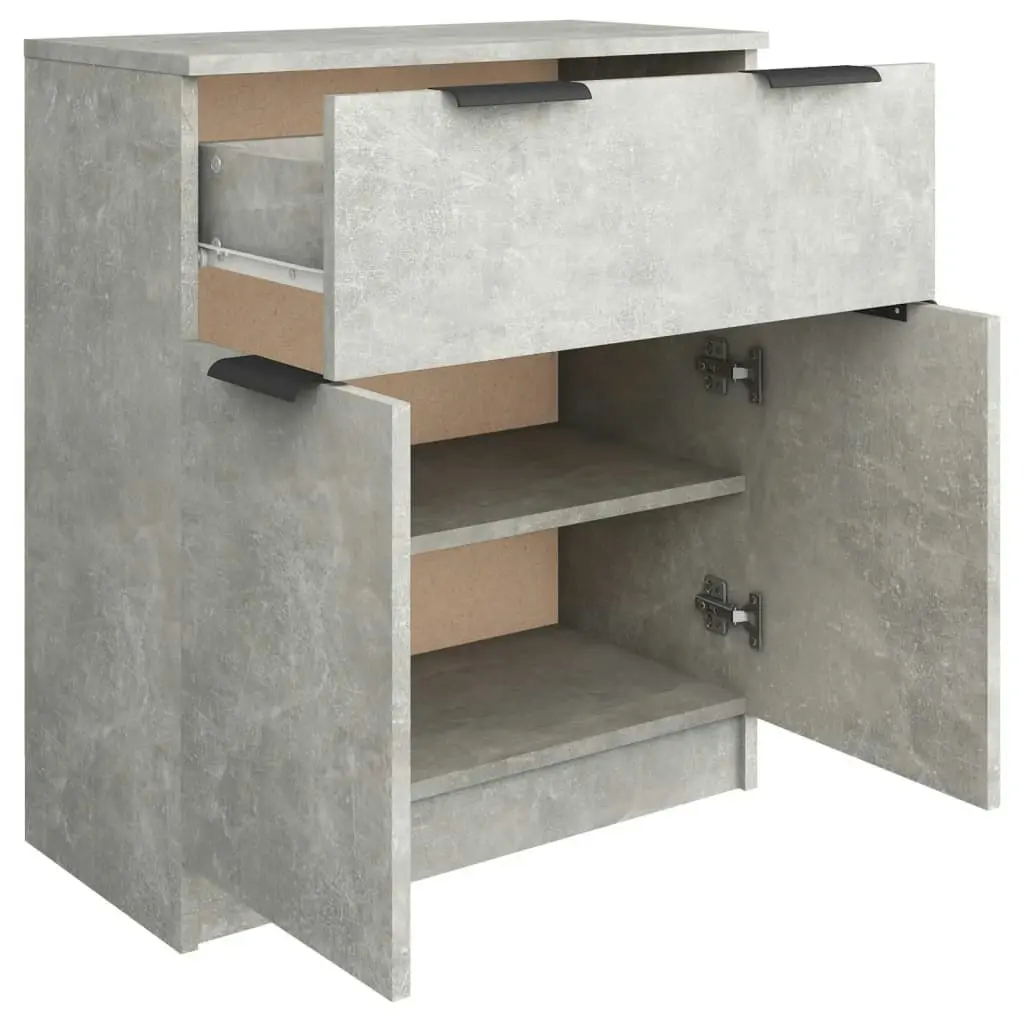 Sideboard Concrete Grey 60x30x70 cm Engineered Wood 811092