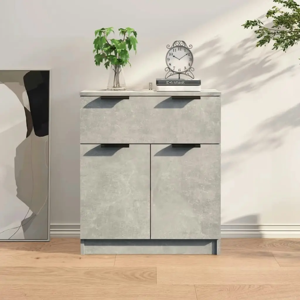 Sideboard Concrete Grey 60x30x70 cm Engineered Wood 811092