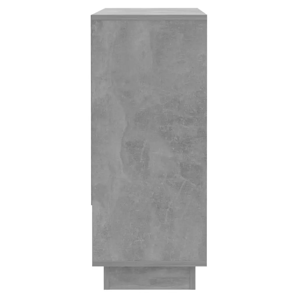 Sideboard Concrete Grey 97x31x75 cm Engineered Wood 809534