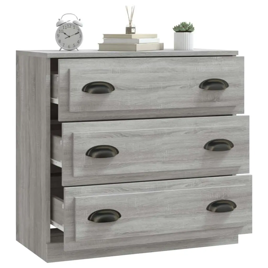 Sideboard Grey Sonoma 70x35.5x67.5 cm Engineered Wood 816230