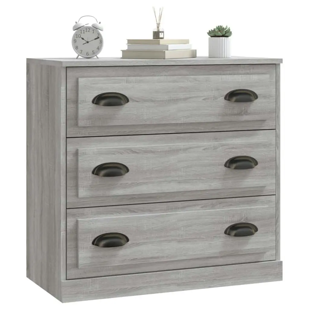 Sideboard Grey Sonoma 70x35.5x67.5 cm Engineered Wood 816230