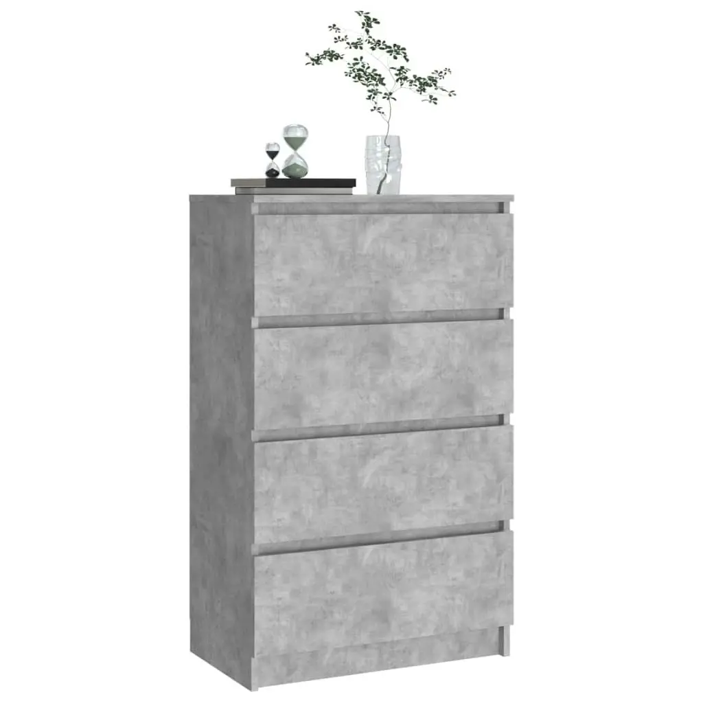 Sideboard Concrete Grey 60x35x98.5 cm Engineered Wood 800535