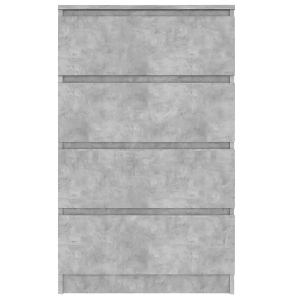 Sideboard Concrete Grey 60x35x98.5 cm Engineered Wood 800535