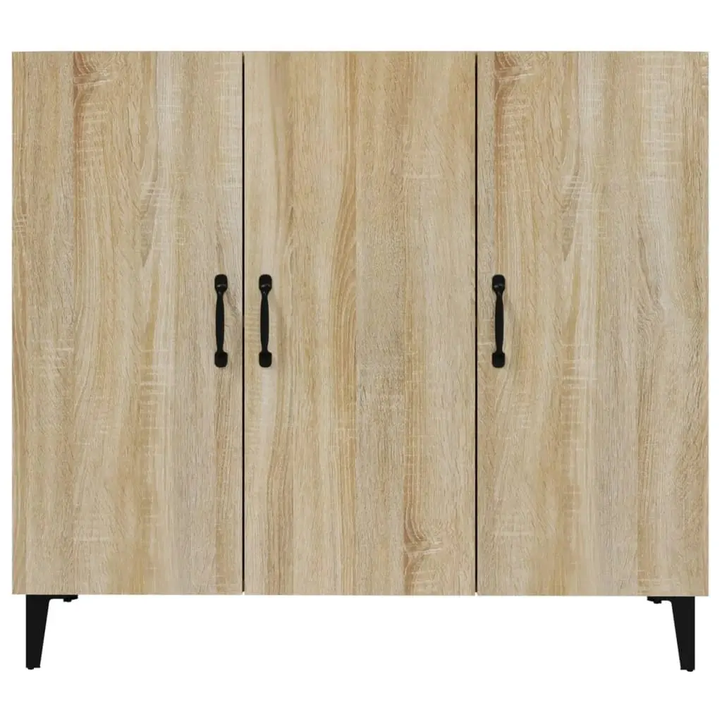 Sideboard Sonoma Oak 90x34x80 cm Engineered Wood 812504