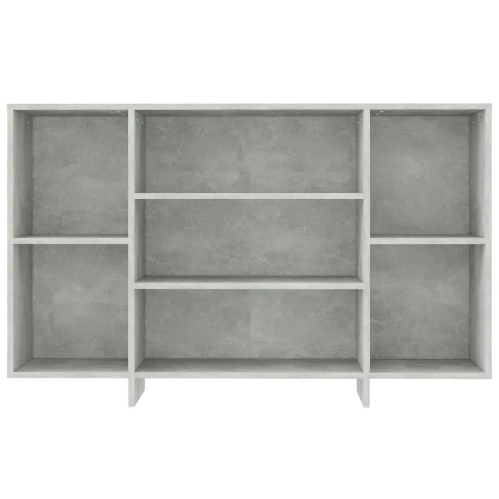 Sideboard Concrete Grey 120x30x75 cm Engineered Wood 809624