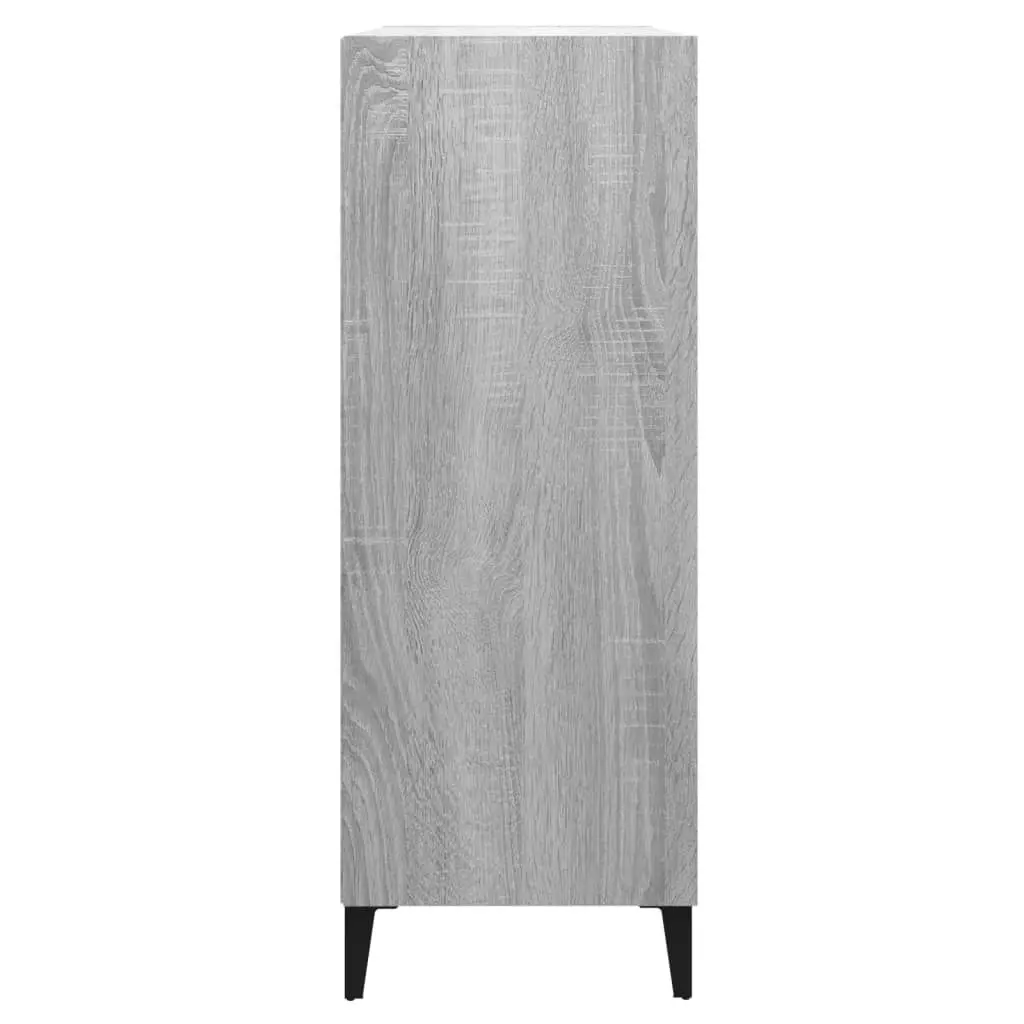 Sideboard Grey Sonoma 69.5x32.5x90 cm Engineered Wood 817379