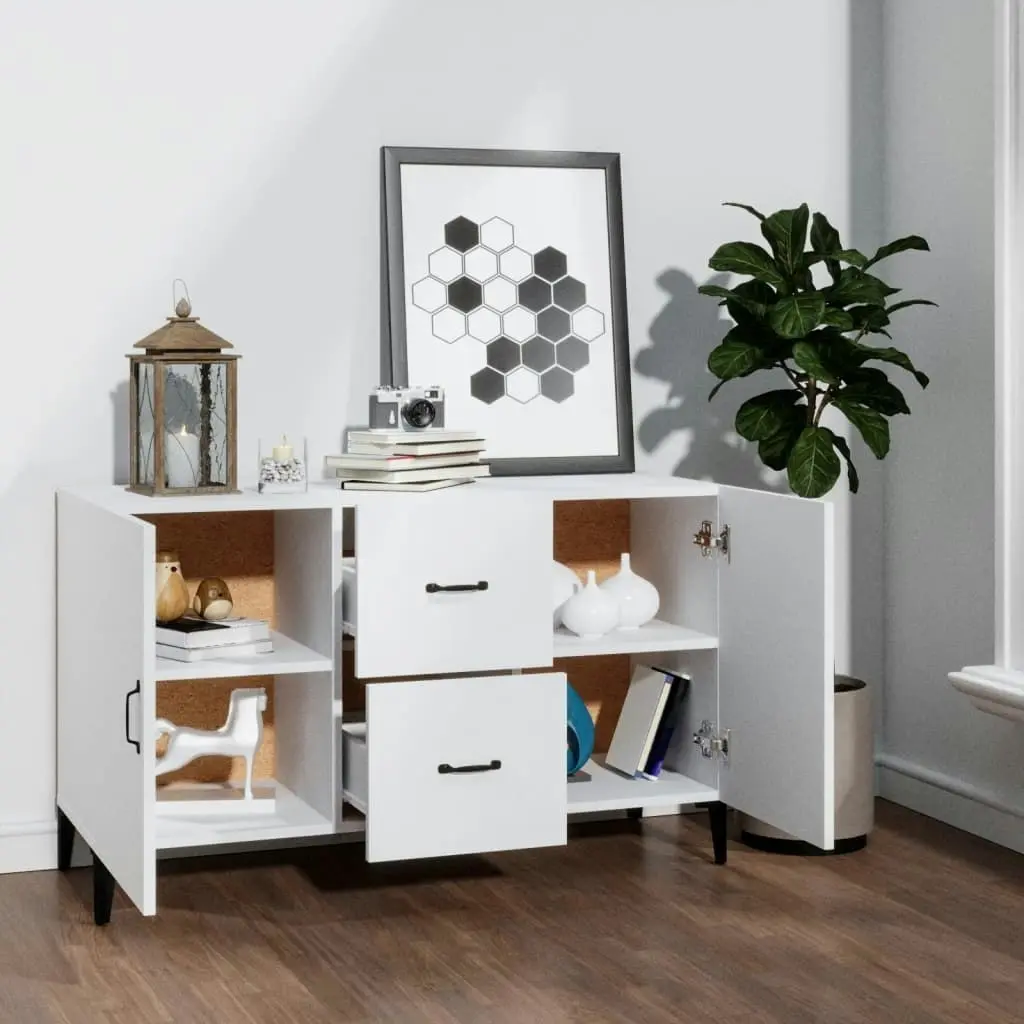 Sideboard White 100x36x60 cm Engineered Wood 812519