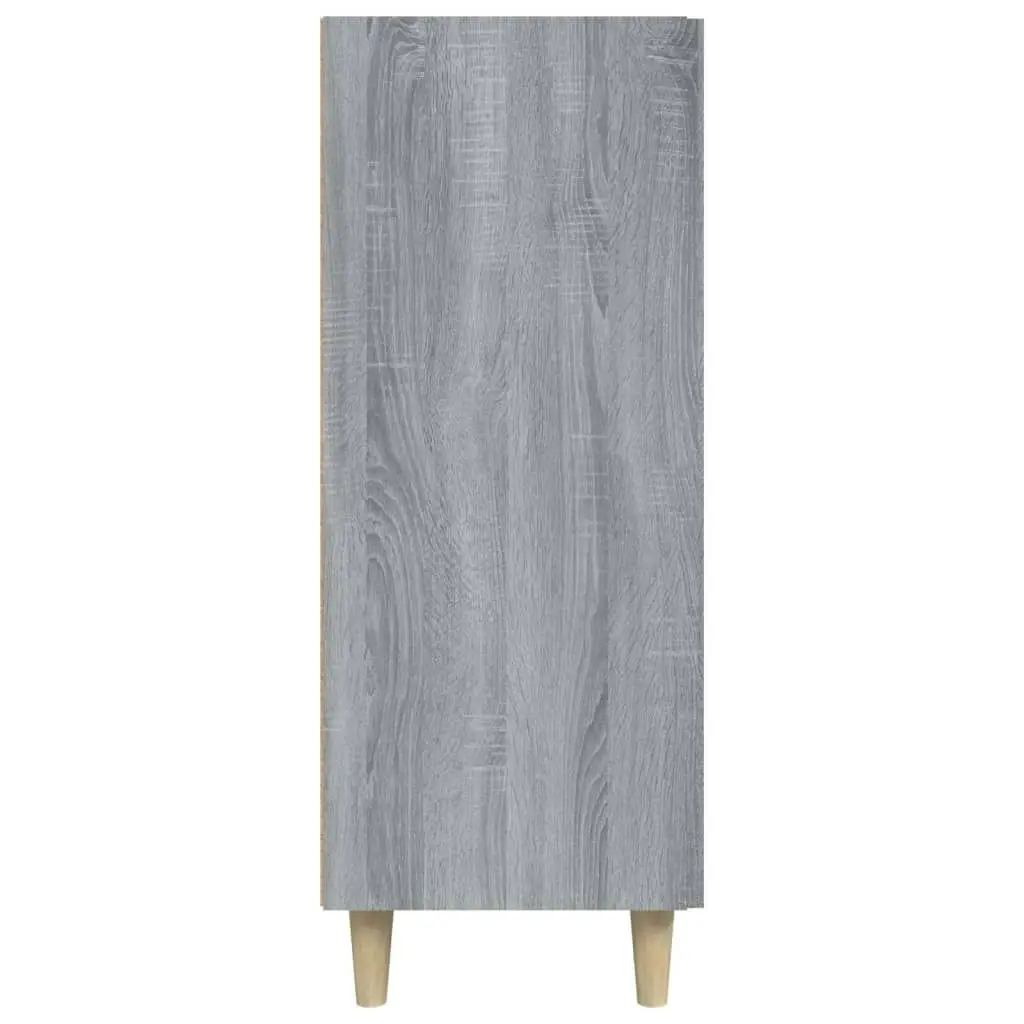 Sideboard Grey Sonoma 69.5x34x90 cm Engineered Wood 817352